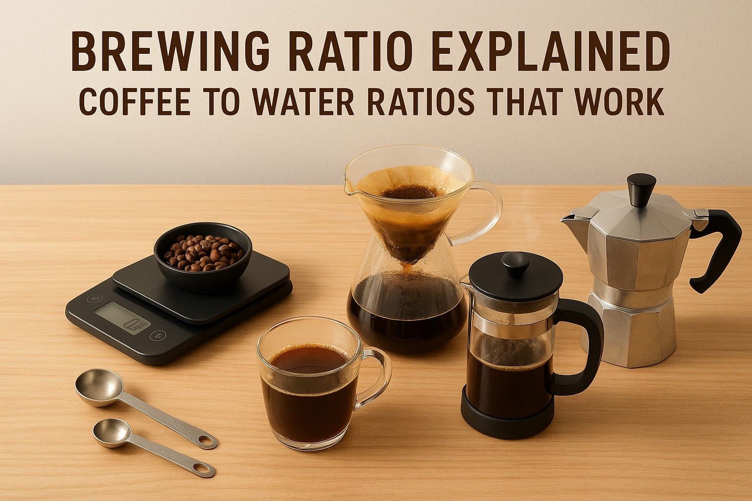Brewing Ratio Explained Coffee to Water Ratios That Work-min