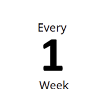 Delivery every 1 Week